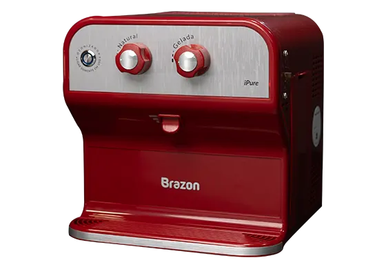 Purificador Brazon Ipure Vermelho